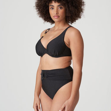 PrimaDonna Swim Solta bikinitop med bøjle vatteret dybt V black Sort 6