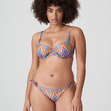 PrimaDonna Swim KEA bikinitop med bøjle rainbow pink gul zigzag 4