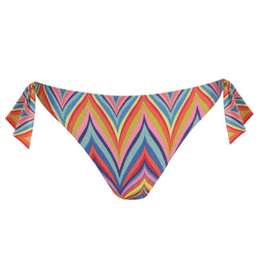 PrimaDonna Swim KEA lav bikinitrusse bindebånd rainbow pink gul zigzag 4