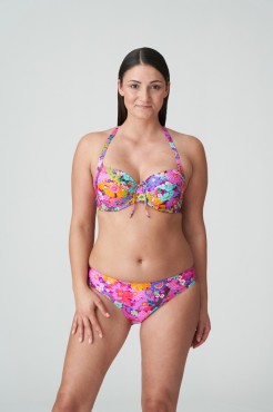 PrimaDonna Swim Najac bikinitop med bøjle fuld skål floral explosion pink blomster print 6