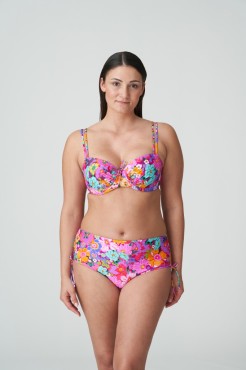 PrimaDonna Swim Najac bikinitrusse høj floral explosion pink blomster print 4