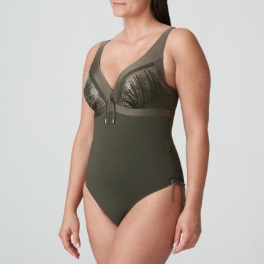 PrimaDonna Swim Aracruz badedragt vatteret kaki Grøn 3