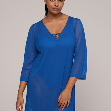 PrimaDonna Swim Aswan strandtøj kaftan delphinium cheer blu blå 4