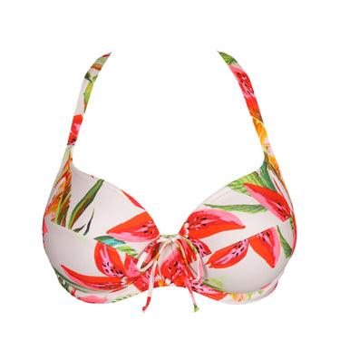 PrimaDonna Swim Tanzania bikinitop med bøjle fuld skål calm tropics hvid blomster print 12