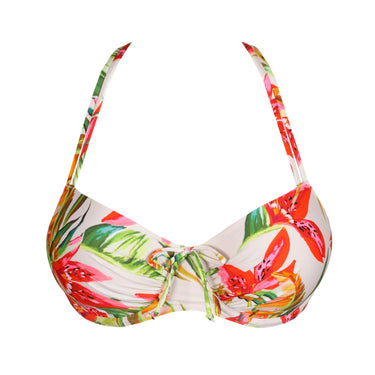 PrimaDonna Swim Tanzania bikinitop vatteret med bøjle calm tropics hvid blomster print 14