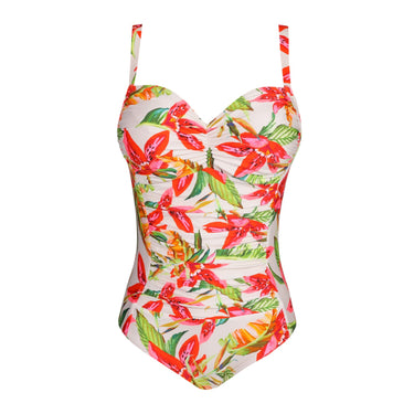 PrimaDonna Swim Tanzania badedragt let shaping calm tropics hvid blomster print 12