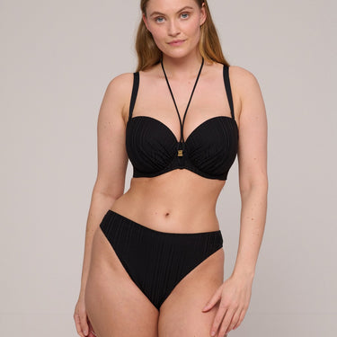 PrimaDonna Swim Kiruna bikinitop vatteret stropløs black Sort 8