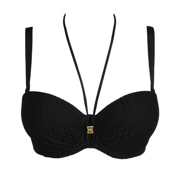 PrimaDonna Swim Kiruna bikinitop vatteret stropløs black Sort 23