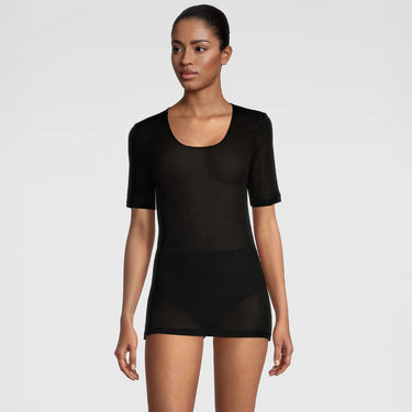 Liscia T-Shirt 100% silk with satin border