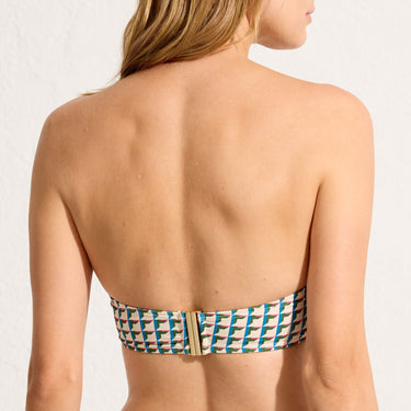 Mini Cubes bikinitop bandeau udt. vattering