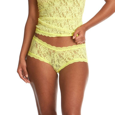 Hanky Panky Signature Lace boyshorts trusse cirus yellow Gul 2