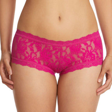 Hanky Panky Signature Lace boyshorts trusse pink ruby Lyserød 3