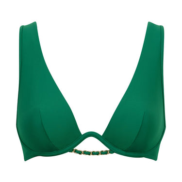 Aubade Sparkling Treasure bikinitop speciel monowire palm green Grøn 4