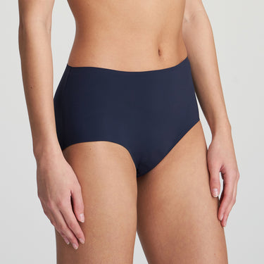 Marie Jo Color Studio glat høj talje trusse velvet blue Blå 2