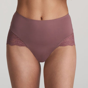 Marie Jo Color Studio blonde høj talje trusse satin taupe Brun 1