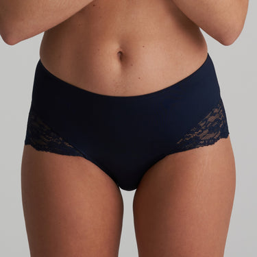 Marie Jo Color Studio blonde høj talje trusse velvet blue Blå 1