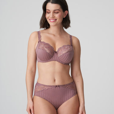 PrimaDonna Madison høj trusse satin taupe Brun 4