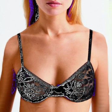 ERES Panty Fleuris bh med bøjle black Sort 1