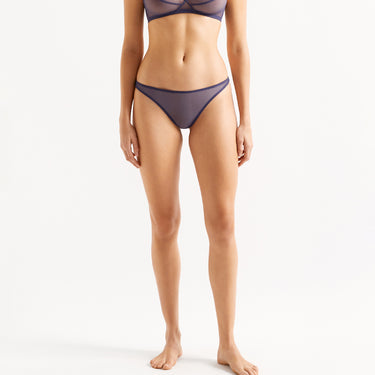 ERES Tulle PROMESSE tanga string trusse gres Blå 2