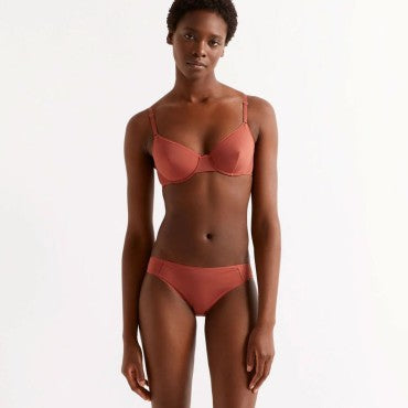 ERES Jersey Soyeux ENORA SOYEUSE klassisk rio trusse poudre de soleil Brun 3