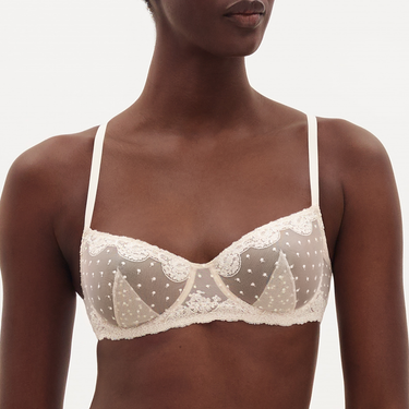 Porcelaine BISCUIT half cup bra
