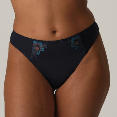 Deauville string trusse velvet blue
