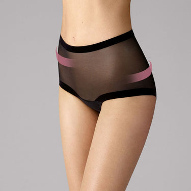 Wolford Tulle control panty shape trusse black Sort 1