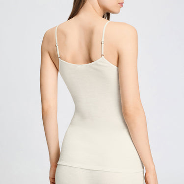 Woolen lace spaghetti top