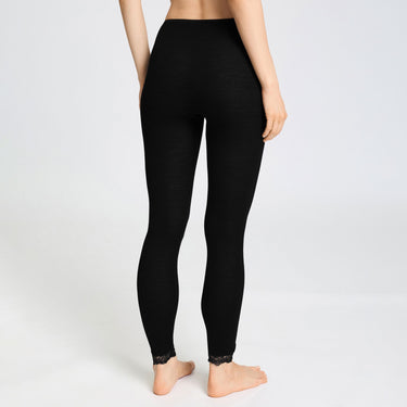 Woolen lace leggings