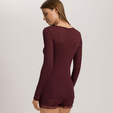 Woolen Lace T-Shirt langt ærme