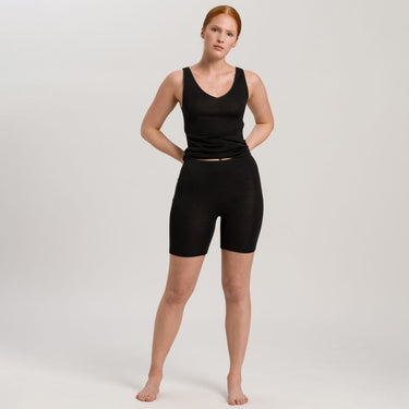 Hanro Woolen Silk tank top black Sort 2