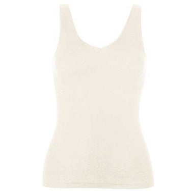 Hanro Woolen Silk tank top cygne Hvid 3