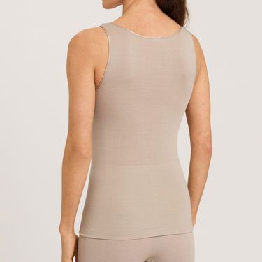 Hanro Woolen Silk tank top safari Beige 3