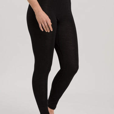 Hanro Woolen Silk lange leggings black Sort 2