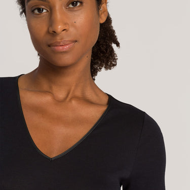 Cotton Seamless T-Shirt short sleeve V-neck