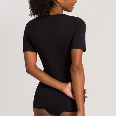 Cotton Seamless T-Shirt short sleeve V-neck