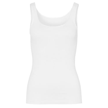 Hanro Cotton Seamless tank top bomuld white Hvid 5