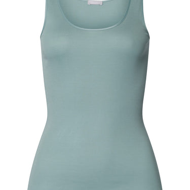 Hanro Cotton Seamless tank top bomuld tourmaline bl Blå 5