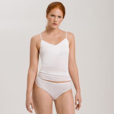 Hanro Cotton Seamless undertrøje med vattering white Hvid 1