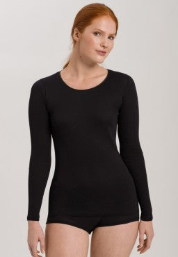 Cotton Seamless T-Shirt langt ærme