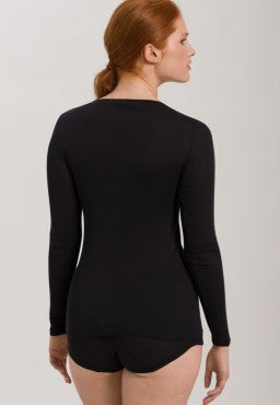 Cotton Seamless T-Shirt langt ærme