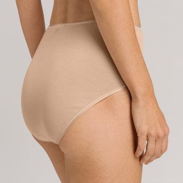 Hanro Cotton Seamless MAXI høj talje trusse bomuld beige Beige 3