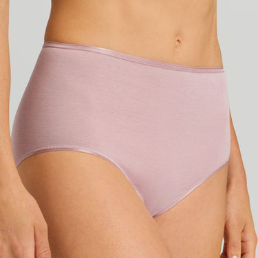 Hanro Cotton Seamless MAXI høj talje trusse bomuld pale pink Lyserød 1