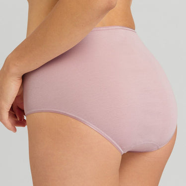 Hanro Cotton Seamless MAXI høj talje trusse bomuld pale pink Lyserød 3