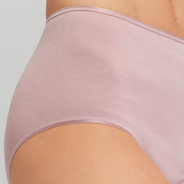 Hanro Cotton Seamless MAXI høj talje trusse bomuld pale pink Lyserød 2