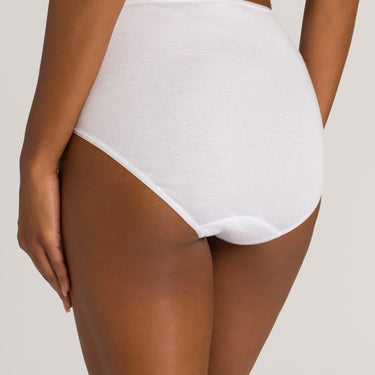 Hanro Cotton Seamless MAXI høj talje trusse bomuld white Hvid 3