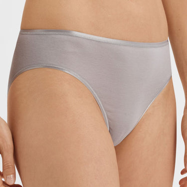 Hanro Cotton Seamless MIDI klassisk rio trusse essential Grå 1