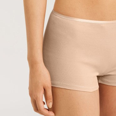 Hanro Cotton Seamless shorts trusse med kort ben beige Beige 3