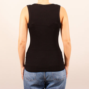 Cotone tank top 100% bomuld rib