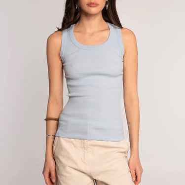 Costina rib tank top bomuld